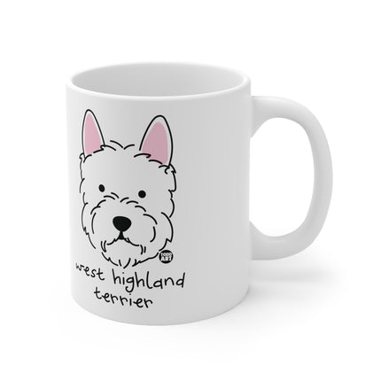 Dog Breeds West Highland Terrier Ceramic Mug