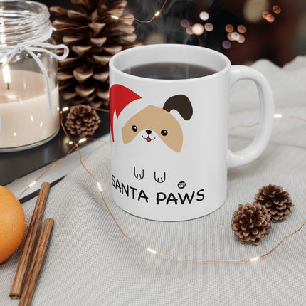 Santa Paws Dog Christmas Ceramic Mug