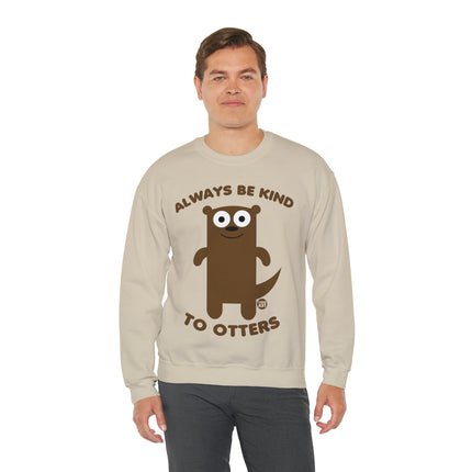 Always Be Kind to Otters Crewneck Sweatshirt