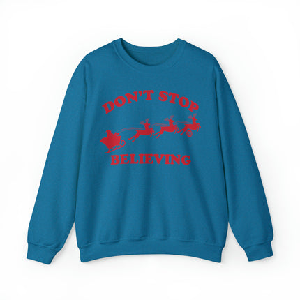 Don't Stop Believing Christmas Sweatshirt