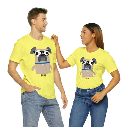 Bow Wow Meow Pug Unisex Tee