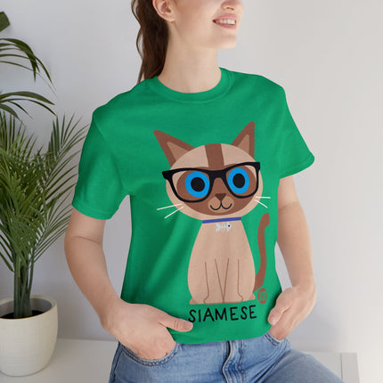 Bow Wow Meow Siamese Unisex Tee