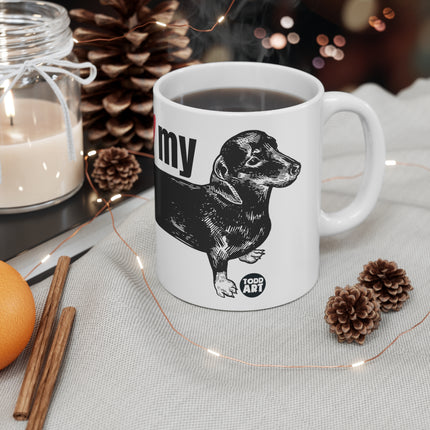 Chicks Dig my Wiener Ceramic Mug