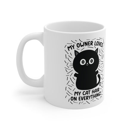 Cat Hair on Everything Ceramic Mug