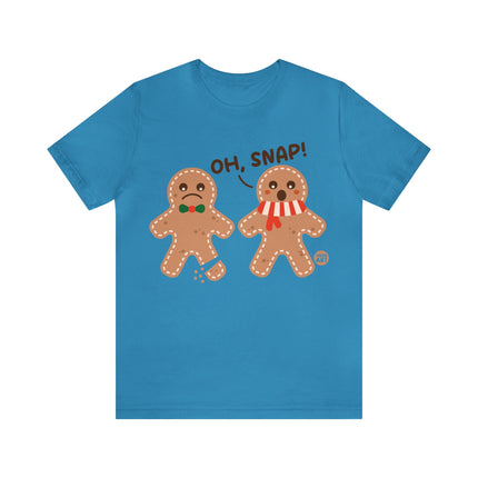 Oh Snap Gingerbread Cookie Xmas Unisex Tee