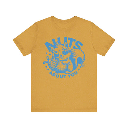 Cute "NUTS ABOUT YOU" SQUIRREL Tee Shirt