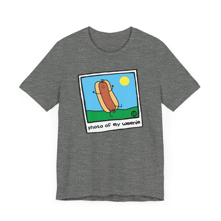 Funny "PHOTO OF MY WEENIE" Tee Shirt