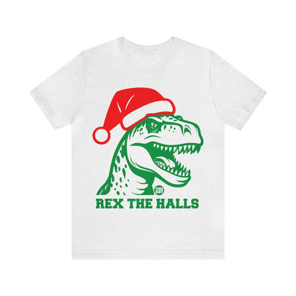 Rex The Halls T-Rex Christmas Unisex Tee