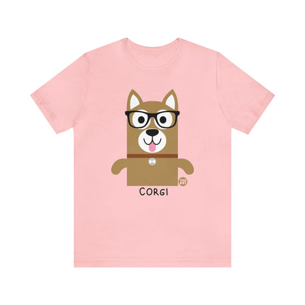 Bow Wow Meow Corgi Unisex Tee