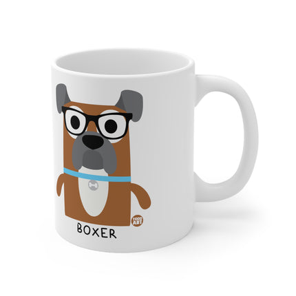 Bow Wow Meow Boxer Ceramic Mug