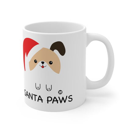 Santa Paws Dog Christmas Ceramic Mug