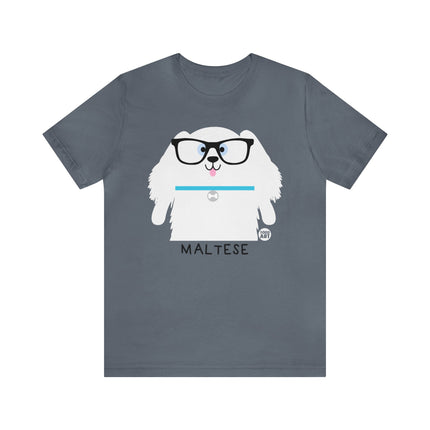 Bow Wow Meow Maltese Unisex Tee