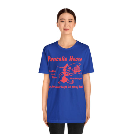 Retro Pancake House Unisex Short Sleeve Tee