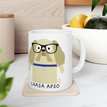 Bow Wow Meow Lhasa Apso Ceramic Mug