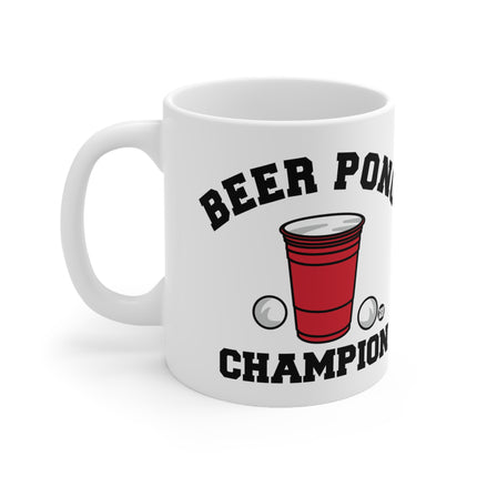 Beer Pong Ceramic Mug