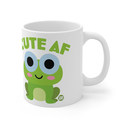 Cute AF Frog Ceramic Mug