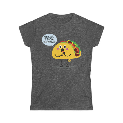 Oh Shit Taco Tuesday Women's Softstyle Tee