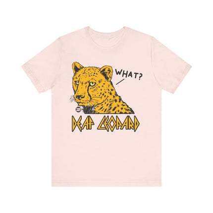 Deaf Leopard Tee, Deaf Leopard Pun Tshirt