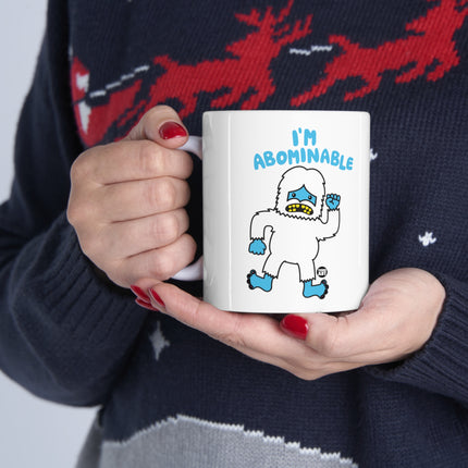 I'm Abominable Snowman Christmas Ceramic Mug