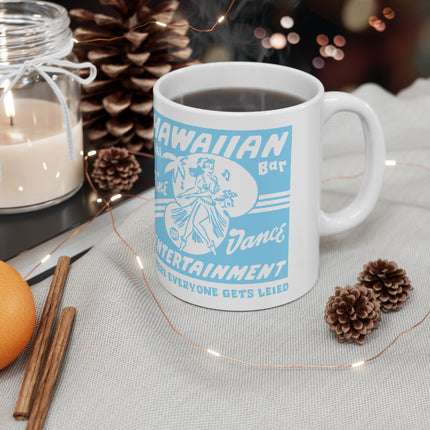 Retro Hawaiian Tiki Bar Ceramic Mug