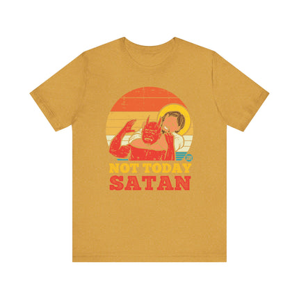 Funny "NOT TODAY SATAN" JESUS Tee Shirt