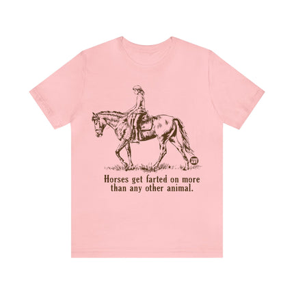 Horses Farted On Unisex Short Sleeve Tee