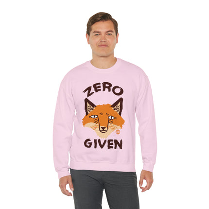 Zero Fox Given Crewneck Sweatshirt