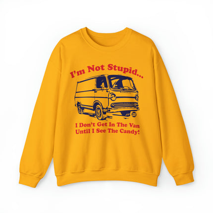 Not Stupid Candy First Candy Van Crewneck Sweatshirt