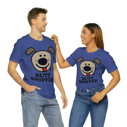 Butt Sniffer Dog Unisex Tee
