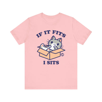 If It Fits I Sits Cat Tee