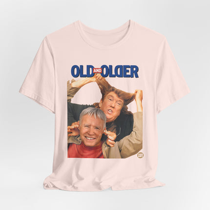 Old and Older Trump and Biden Tee, Funny Presidents T-shirt