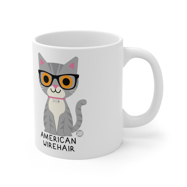 Bow Wow Meow American Wirehair Ceramic Mug