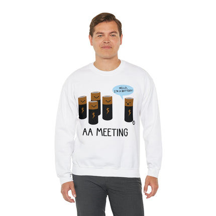 AA Meeting Battery Crewneck Sweatshirt