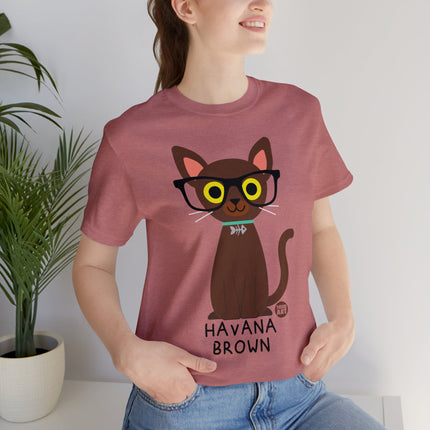 Bow Wow Meow Havana Brown Unisex Tee