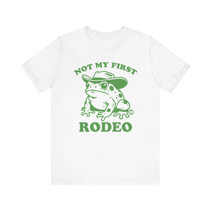 Not My First Rodeo Frog Tshirt