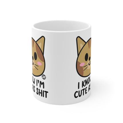 Cute As Shit Cat Ceramic Mug