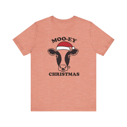 Cute "MOOEY XMAS" Tee Shirt