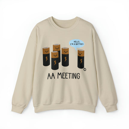 AA Meeting Battery Crewneck Sweatshirt