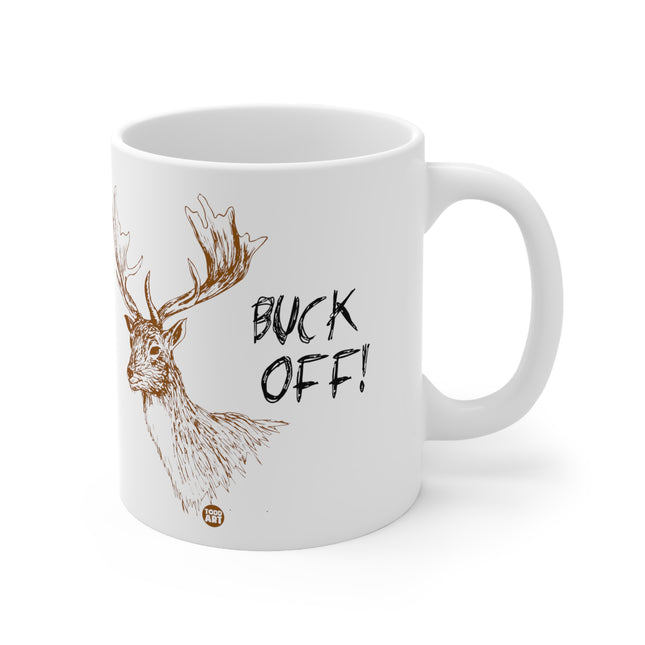 Buck Off Ceramic Mug