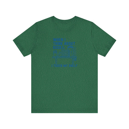 Funny "I TOUCH MY SHELF" Tee Shirt
