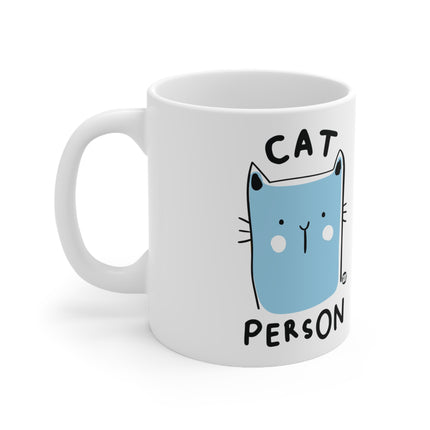 Cat Person Ceramic Mug