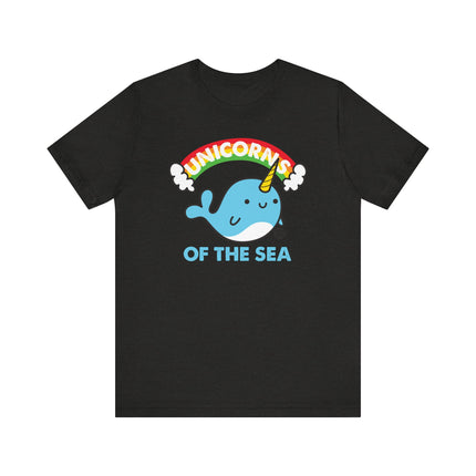 Cute "UNICORNS OF THE SEA" Narwhal Tee Shirt