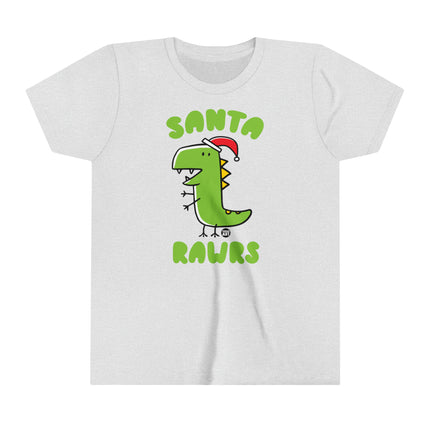 Santa Rawrs Kids Short Sleeve Tee