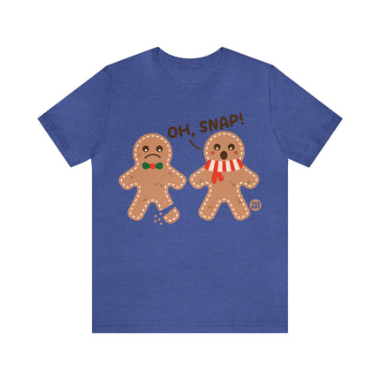 Oh Snap Gingerbread Cookie Xmas Unisex Tee