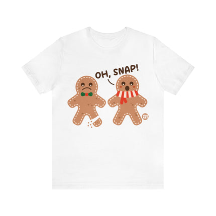 Oh Snap Gingerbread Cookie Xmas Unisex Tee