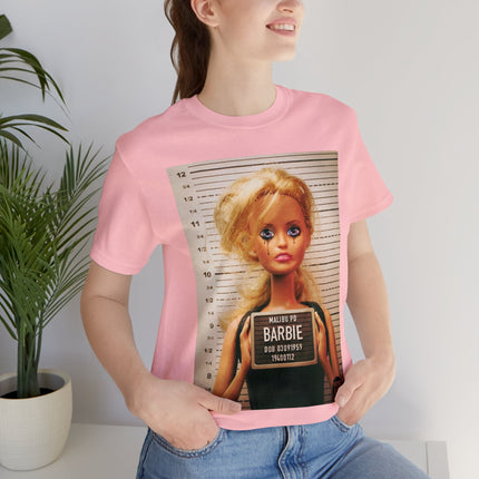 Barbie Malibu Mugshot Unisex Short Sleeve Tee