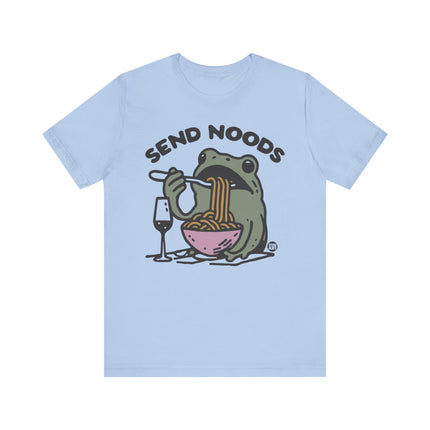 Send Noods Frog Tee, Funny Frog Send Noodles Tshirt