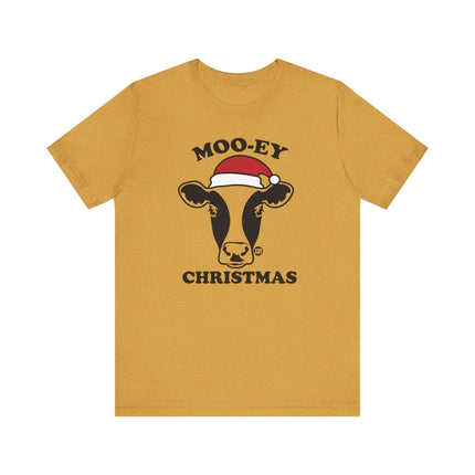 Cute "MOOEY XMAS" Tee Shirt