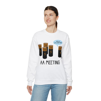 AA Meeting Battery Crewneck Sweatshirt