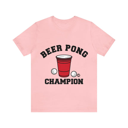 Beer Pong Champion Unisex Tee